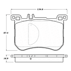Pastillas Freno Mercedes Benz SL400 2013-2020 Delantero 4