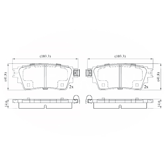 Pastillas Freno COMLINE CBP02487