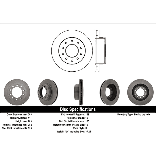 Disco Freno POWERSTOP AR85113