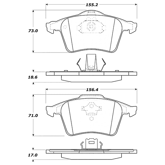 Pastillas Freno PQPRO 500.09790