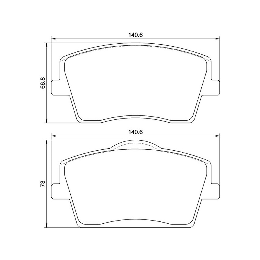 Pastillas Freno Volvo XC40 2018-2023 Delantero 2