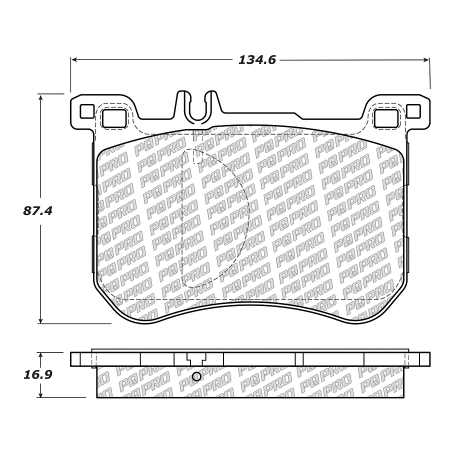 Pastillas Freno PQPRO 500.16700 2