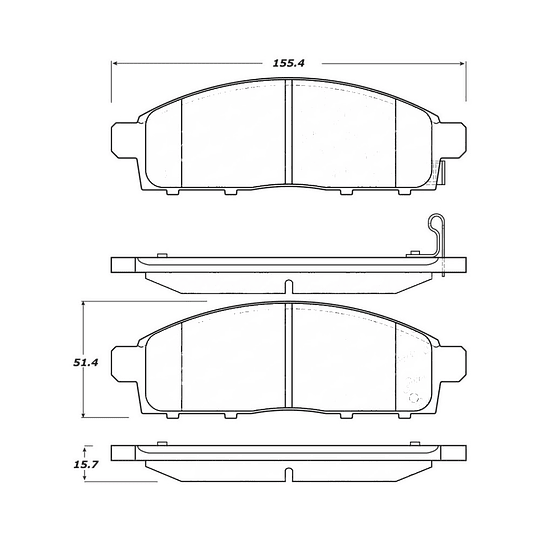 Pastillas Freno MOTAQUIP LVXL1336