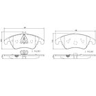 Pastillas Freno Mercedes Benz E250 CGI 2010-2016 Delantero 3