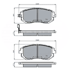 Pastillas Freno Subaru Forester 2002-2007 Delantero 3