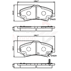 Pastillas Freno Dodge Caravan 2008-2020 Delantero 4