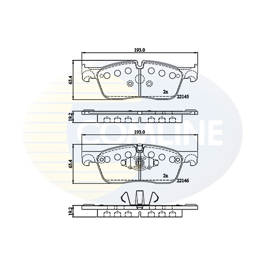Pastillas Freno COMLINE CBP02253 1