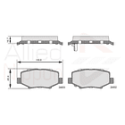 Pastillas Freno Jeep Wrangler 2007-2018 Trasero 4