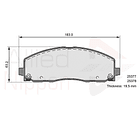 Pastillas Freno Dodge Journey 2009-2020 Delantero 1