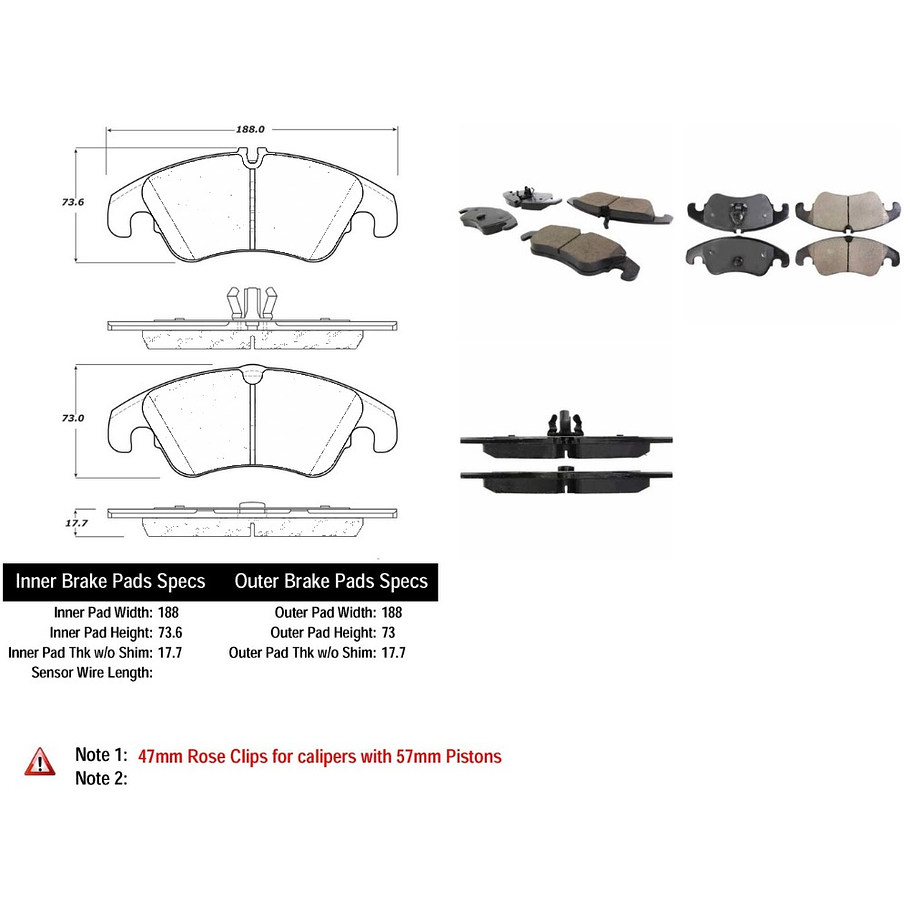 Pastillas Freno Audi S5 2007-2012 Delantero 2