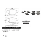 Pastillas Freno Peugeot 3008 2008-2016 Delantero 2