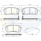 Pastillas Freno COMLINE CBP31675 4