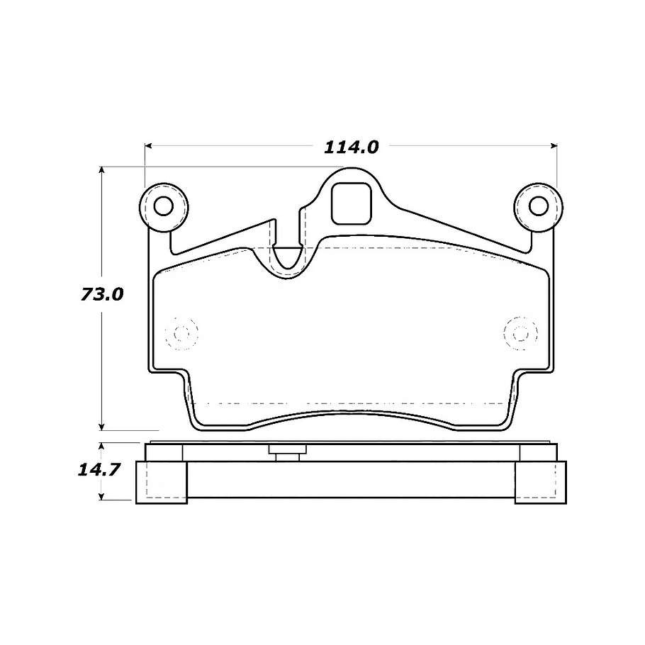 Pastillas Freno Porsche 911 2005-2012 Delantero 2