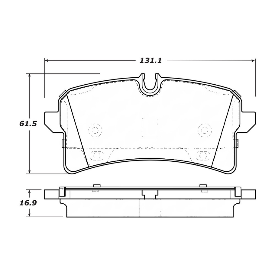 Pastillas Freno Audi A8 Quattro / A8 2011-2017 Trasero 2