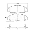 Pastillas Freno Honda Accord 2002-2008 Delantero 2
