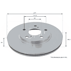 Disco Freno COMLINE ADC2513V 1