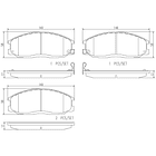 Pastillas Freno Kia Carnival 1998-2005 Delantero 3