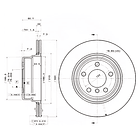 Disco Freno BMW 316i 2011-2019 Delantero 4