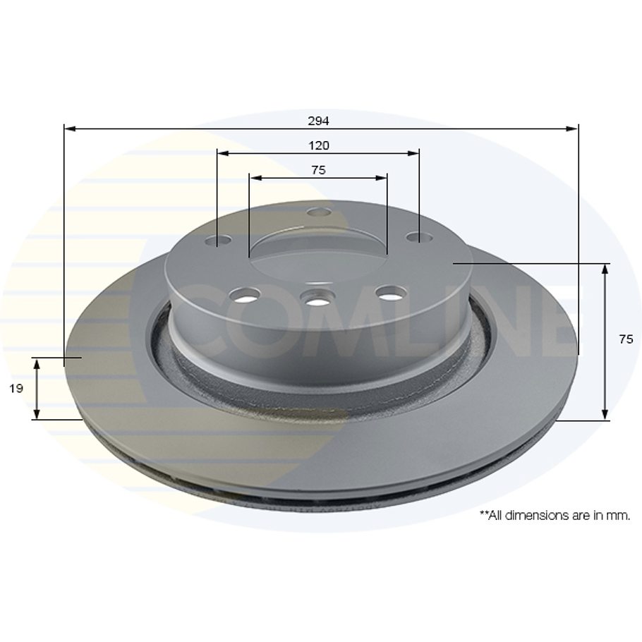 Disco Freno COMLINE ADC1759V 