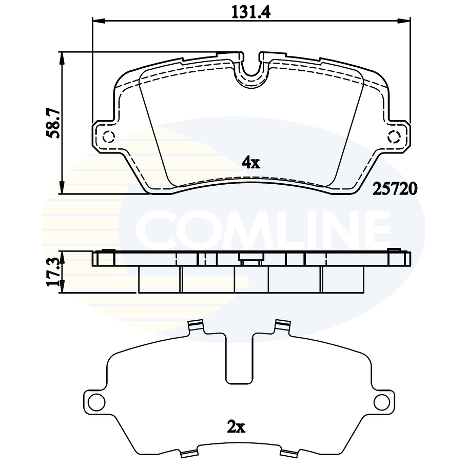 Pastillas Freno Land Rover Discovery 2017-2023 Trasero 3