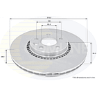 Disco Freno COMLINE ADC1251V 2