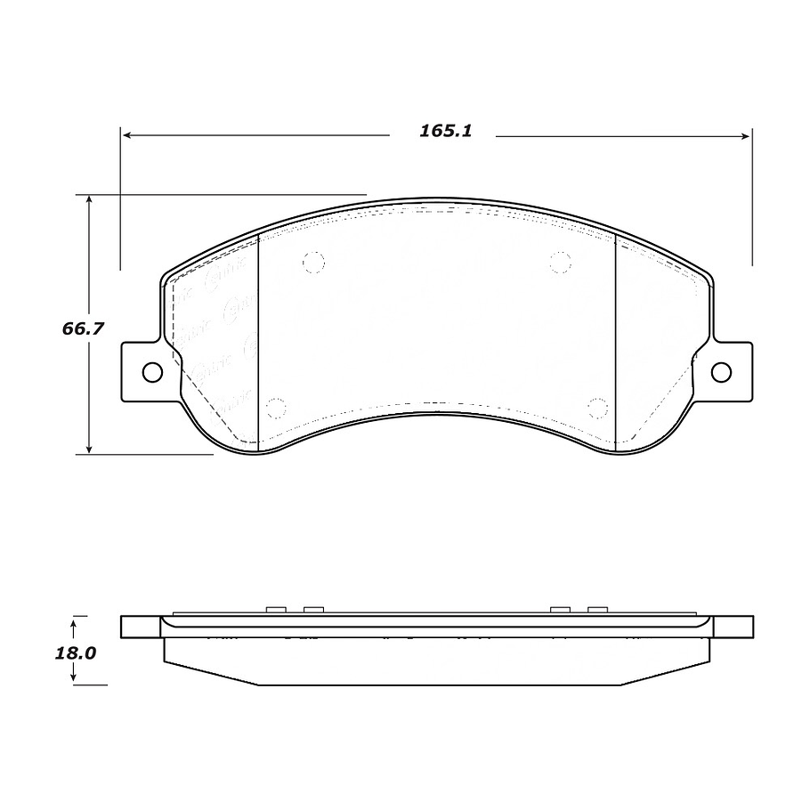 Pastillas Freno Volkswagen Amarok 2010-2023 Delantero 3