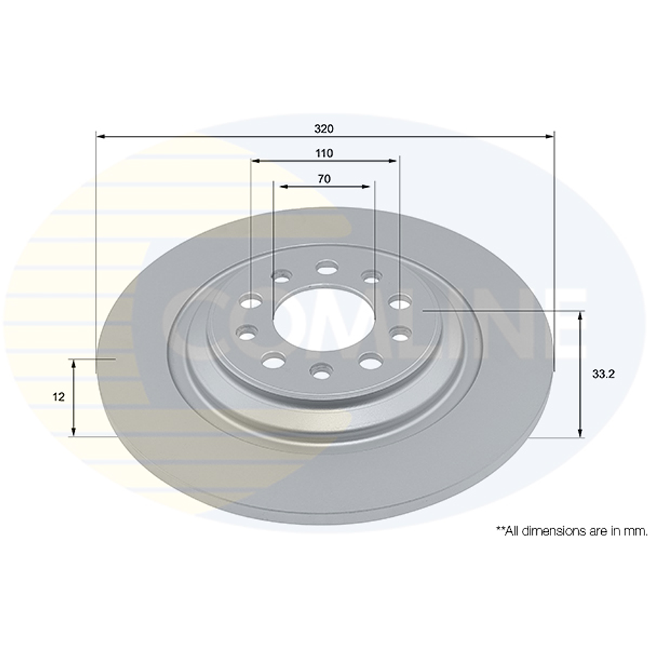 Disco Freno COMLINE ADC2950 4