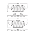 Pastillas Freno Mercedes Benz ML250 CDI 2011-2019 Delantero 4