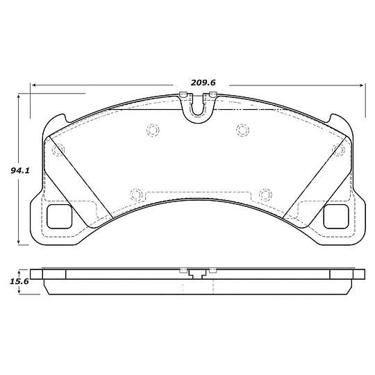 Pastillas Freno Porsche Panamera 2017-2023 Delantero