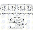 Pastillas Freno Volkswagen Golf 2012-2019 Delantero 4