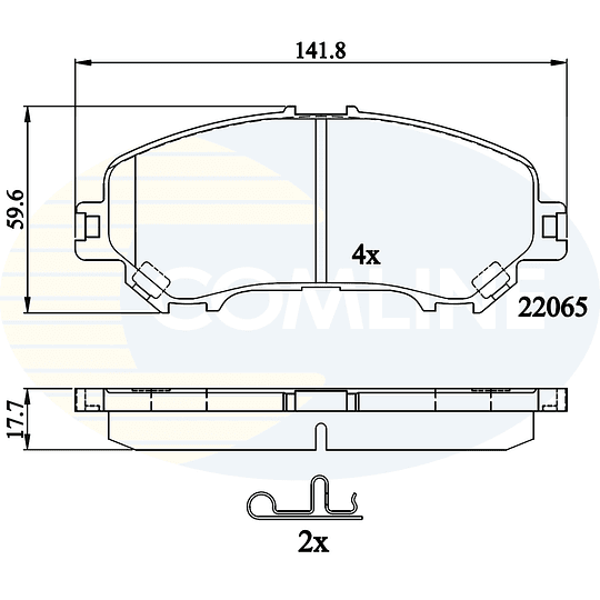 Pastillas Freno COMLINE CBP32278