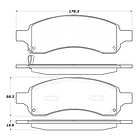 Pastillas Freno SAAB 9-7x 2005-2009 Delantero 2