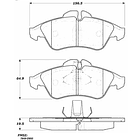 Pastillas Freno Mercedes Benz Sprinter 2006-2018 Delantero 3
