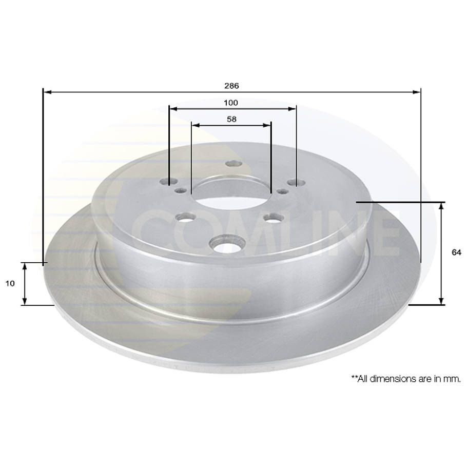 Disco Freno COMLINE ADC0823 4