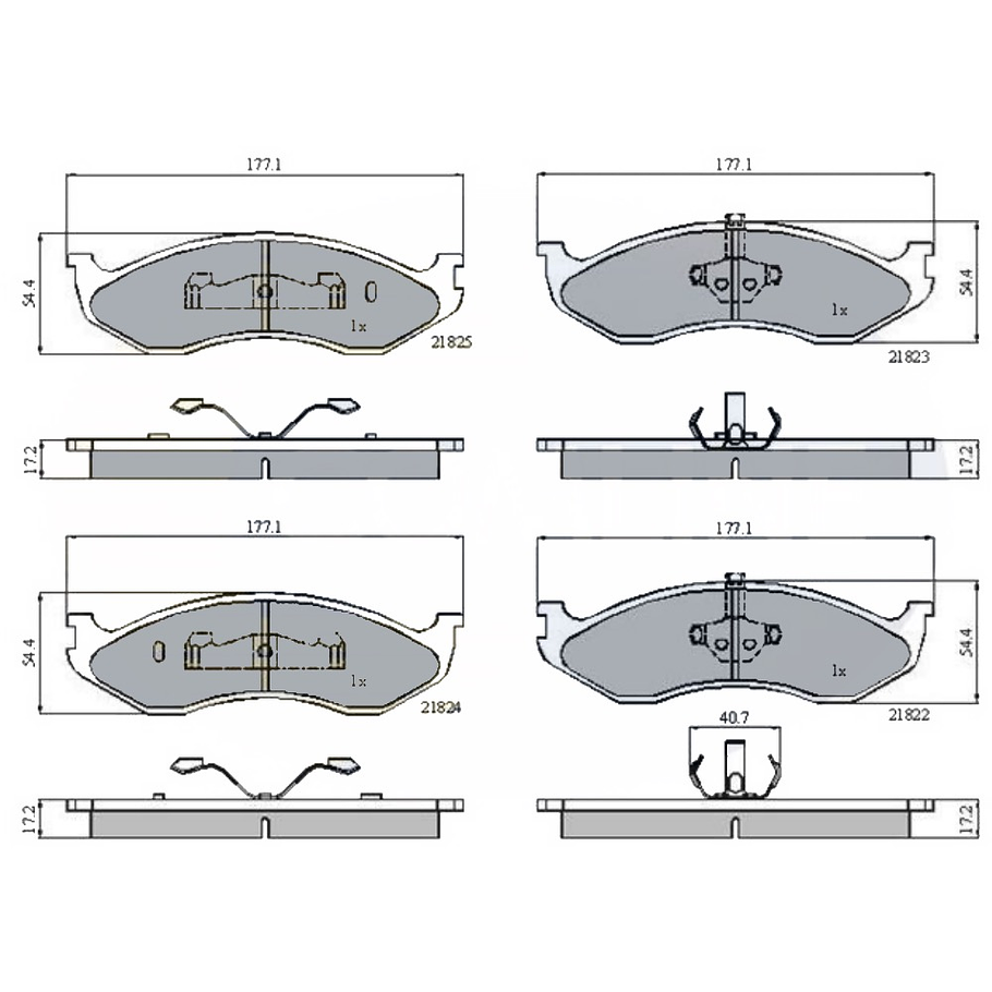 Pastillas Freno COMLINE CBP0845 1