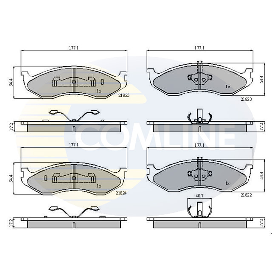 Pastillas Freno COMLINE CBP0845 3