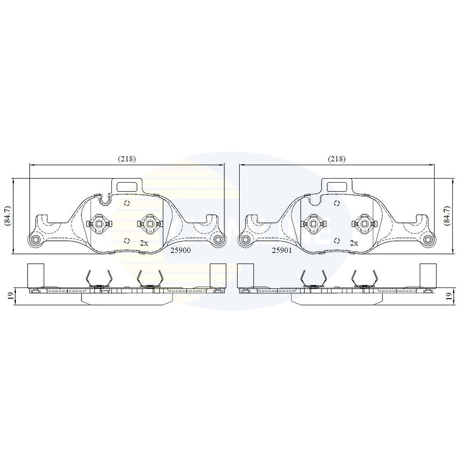 Pastillas Freno BMW X5 25d 2019-2023 Delantero 3