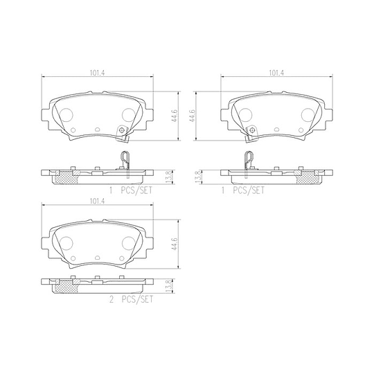 Pastillas Freno ALLIED NIPPON ADB32248
