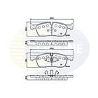 Pastillas Freno Jaguar F-Pace 2016-2023 Delantero 3