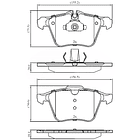 Pastillas Freno Jaguar XJ 2010-2019 Delantero 3
