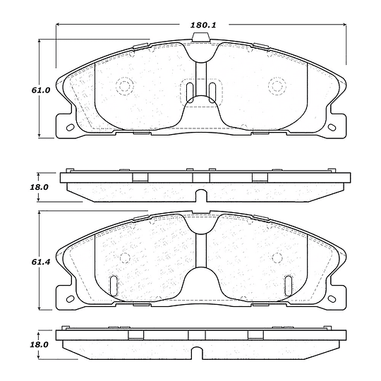 Pastillas Freno POWERSTOP 17-1611
