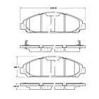 Pastillas Freno Ford Mustang 2015-2023 Delantero 4