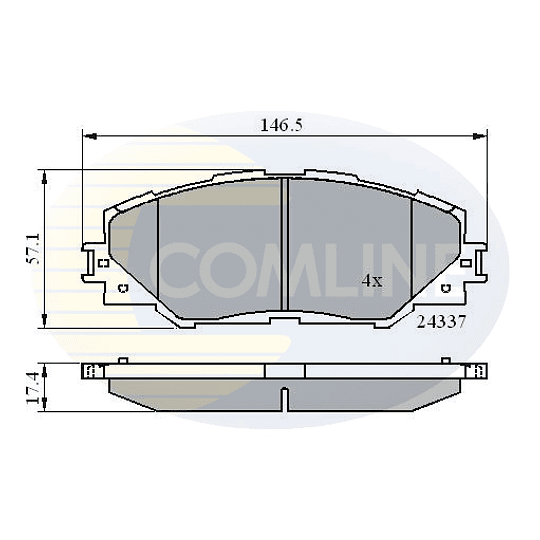 Pastillas Freno COMLINE CBP01625