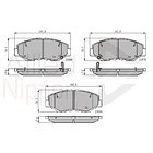 Pastillas Freno Honda CR-V 2007-2012 Delantero 4
