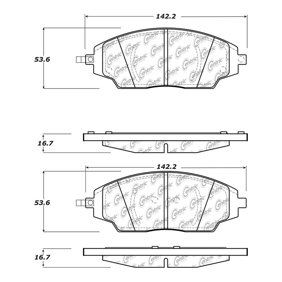 Pastillas Freno Chevrolet Sonic 2012-2020 Delantero 2