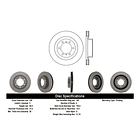 Disco Freno Toyota 4Runner 2010-2023 Delantero 5