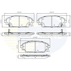 Pastillas Freno COMLINE CBP32242 1