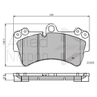 Pastillas Freno Volkswagen Touareg 2002-2010 Delantero 3