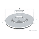 Disco Freno Land Rover Range Rover Sport 2005-2013 Delantero 4