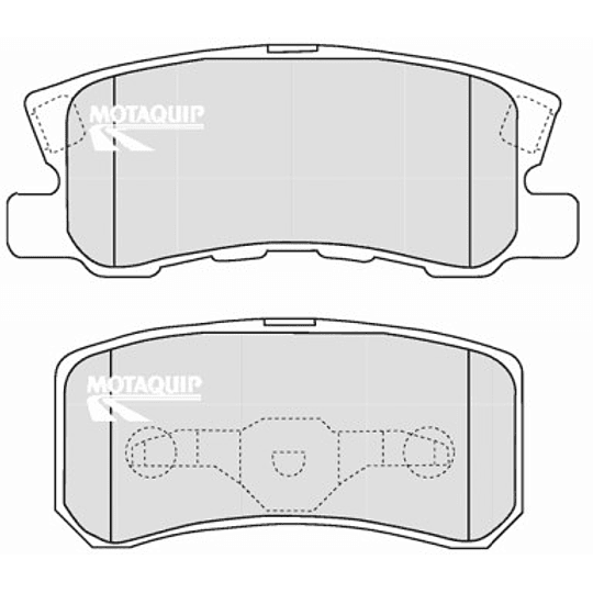 Pastillas Freno Mitsubishi RVR 2010-2023 Trasero